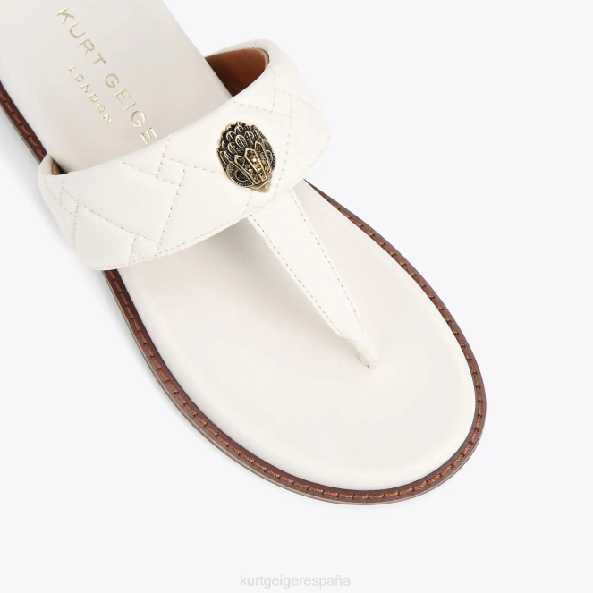 Kurt Geiger mujer Barra en T London Kensington gruesa 2LPR432 | calzados hueso